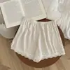 Shorts de Seguridad de Algodón Modal Floral Pastoral para Mujer, Shorts tipo Boxer, Ropa de Dormir para Casa, Se Pueden Usar Afuera como Leggings