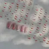 Adesivos de Unha Estrela de Seis Pontas com Folha de Ouro e Tecnologia Composta de Gelatina, Adesivos de Unha Adesivos Imitação de Strass, Decorações de Unha Transfronteiriças Céu Estrelado
