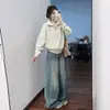 Chamarra sudadera con cierre y cuello alto estilo coreano para mujer, otoño/invierno 2026, nueva chamarra tipo béisbol delgada de forro polar, abrigo casual