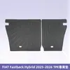 Tapetes de Chão de Carro 3D TPE para Todas as Estações para FIAT Fastback Híbrido 2025-2026