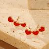Pendientes encantadores de chica sexy transfronteriza, diseño de pendientes, personalidad, chica retro, juego de tres piezas, pendientes encantadores, pendientes para mujer
