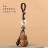 Bolsita para Hombre, Bolita de Bolsita de Sándalo Verde Estilo Antiguo, Cordón para Cadena de Teléfono Móvil, Colgante Q de Aromaterapia, Se Puede Abrir para Colgar en el Teléfono