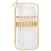 Desembalar Estojo de Lápis Poliéster Estilo Coreano 100*220mm Bolsa de Papelaria Universal para Alunos do Ensino Médio e Estiloso para Alunos do Ensino Fundamental