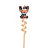 Nuevo Vasito Espiral Navideño de Muñeco de Nieve Decoración Colorida de Mascotas de Dibujos Animados Arte Reutilizable