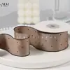 Fita preta com strass, presilha de cabelo, laço para fazer você mesmo, strass amassado, acessórios para roupas, sapatos, chapéus, bolsas e outros.