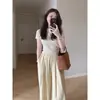 Camiseta de Algodão Puro Estilo Casual com Ombros Normais, Mangas Curtas Largas, Calça Yamamoto Elegante de Perna Larga 2026 Verão