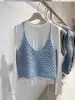 Colete Regata de Tricô para Mulheres 2026 Primavera Outono Inverno Novo Estilo Solto Peça de Sobrepor Suéter Curto em Camadas Tendência