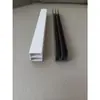 15x15 Plástico PVC Forma de Montaña Ranura Vidrio Elevado Acrílico Puerta Riel Deslizante Caja Aislada Riel Deslizante