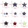Parches Bordados de Lentejuelas de Estrella de Cinco Puntas Nuevos y Coloridos en Stock para Bolsos, Ropa, Parches Bordados Versátiles al Por Mayor