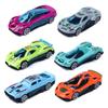 Carro de explosão sonora agitável brinquedos infantis 7cm modelo de carro de simulação textura de liga transmissão ao vivo transfronteiriço novo