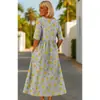 26 Novos Produtos Transfronteiriços Temu Amazon Aliexpress Moda Estampa Digital Vestido Feminino Soltinho Fábrica de Origem