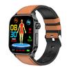 Novo relógio inteligente ET580 não invasivo, monitor de glicemia, ECG PPG, frequência cardíaca, pressão arterial, oxigênio no sangue, ECG, monitoramento de temperatura corporal e exercícios