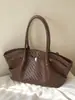 Bolso de mano tejido con textura nueva retro de comercio exterior con alas alta apariencia nicho para el hombro bolso de viaje bandolera para mujer