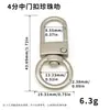 Fivela de Pérola 4 Pontos 13mm Travessa de Porta Média Acessórios de Ferragens para Bagagem Fivela Gancho de Metal Fivela para Placa de Guia de Animal de Estimação Fivela Gancho de Liga de Zinco