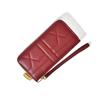Nueva cartera de mujer color sólido simple superficie suave bolso de mano con una sola cremallera gran capacidad bolsa para teléfono móvil monedero multifuncional
