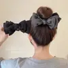 Pinza de Pelo Elegante de Gama Alta para Moño para Mujer, Sencilla y Elegante, Adecuada para Uso Diario, Pasador Fijador de Cola de Caballo Alta, Accesorio para el Cabello con Lazo para la Parte Posterior de la Cabeza