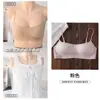 Venta Caliente Sujetador Invisible de Espalda Cruzada para Mujer, Escote Bajo, Base Líquida, Ropa Interior sin Costuras, para Pecho Pequeño, Levanta y Junta los Lados, Tirantes Finos