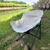 Silla Luna Plegable de Respaldo Alto para Exteriores para Uso en Casa, Portátil para Barbacoa, Picnic y Pesca - Venta de Liquidación