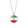 Copa del Mundo de Comercio Exterior 32 Países Collar con Bandera Colgante de Balón de Fútbol Collar para Hombres y Mujeres Cadena para Suéter Joyería Venta al por Mayor
