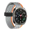 Adecuado para Samsung Galaxy Watch7 Ultra Smartwatch 47 Agujero de Hebilla Magnética Correa de Silicona Transpirable
