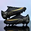 Zapatos de Fútbol para Hombre, Mujer, Adolescentes y Estudiantes, Talla Grande, Transfronterizos, de C Ronaldo 14/15, con Tacos Multidireccionales y Largos para Competición y Entrenamiento