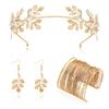 Transfronterizo Europeo y Americano Deseo Nuevos Accesorios para el Cabello Moda Elegante Diadema de Perlas Hoja Dorada Ventas Directas de Fábrica Accesorios de Comercio Exterior