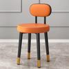 Taburete Respaldo Silla Silla de Comedor Hogar Mesa y Silla de Comedor Apartamento Pequeño Taburete Redondo Dormitorio Uñas Arte Tocador Silla de Maquillaje Simple