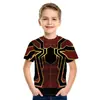 Novas camisetas fitness 3D do Homem de Ferro dos Vingadores da Amazon para homens e mulheres, camisetas de manga curta para treino infantil no atacado.