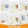 Moldura de Foto DIY Mosaico Infantil Feita à Mão Pequena Moldura de Foto Mosaico Moldura de Foto Mosaico Material DIY Base para Moldura de Foto Matriz Feita à Mão