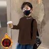 Y Dos Mil Ocho Dos # Cuello Alto Medio para Niños Terciopelo Alemán Ropa Interior Otoño e Invierno 2025 Nuevo Cuello Alto Medio para Niños Tops Cálidos para Niños