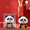 Enfeites de Panda da Sorte Solares Fofos Divertidos Acenando com a Cabeça Movidos a Energia Solar Pequenos Enfeites Sorte Boa Sorte Pequenos Enfeites