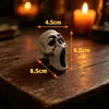 Accesorios de calavera de Halloween, calavera realista, también adecuados para decorar bares, KTVs, casas embrujadas, salas de escape y crear una atmósfera de terror.