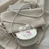 Elegante bolso bandolera con lazo para niñas pequeñas, bolso de princesa, lindo bolso de hombro de gato para niñas, monedero para bebé