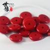 Contas Espaçadoras de Cinábrio Xizang Estrela Lua King Kong Bodhi Pulseira de Mão Arruela DIY Acessórios Espaçadores Vermelho Cinábrio Atacado