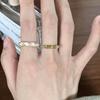 Anel de Coelho Coração de Cristal 2023 Nova Tendência Estilo Hepburn Celebridade da Internet Estilo Quente Anel Estrela da Sorte Design de Nicho para Mulheres
