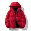 Jaqueta de algodão com capuz para homem, estilo transfronteiriço 2026, corte solto, tamanhos grandes, estilo novo, casaco de inverno com capuz, jaqueta de algodão casual espessa