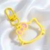 Chaveiro Acessórios de Laço de Gato KT Desenho Animado Colorido Fofo Pingente de Contas DIY Feito à Mão Materiais Decorativos Atacado