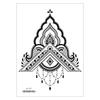 Cross-border novo impermeável peito tatuagem adesivo original grande figura sexy flor braço tatuagem adesivo descartável tatuagem adesivo