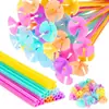 Accesorios para poste de remolque de globos de nuevo material decoración de escena 32cm 40cm alargado y endurecido soporte de poste color macarrón