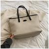 Bolsa tote rosa popular, bolsa grande para mulheres 2024 nova, grande capacidade, bolsa de ombro da moda, bolsa grande popular para trabalho e deslocamento