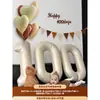 Decoración para Celebración de 100 Días de Bebé Niña Accesorios para Fotos Montaje de Escena Globos de Número 30 para Bebé