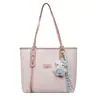 Bolso Tote de Gran Capacidad Retro de Color Contrastante para Mujer 2026 Nuevo Estilo Simple Casual Ropa de Trabajo Bolso de Hombro Bolso Pequeño