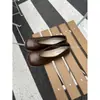 Zapatos Planos Feng Liya para Mujer 2026 Nuevos Versátiles de Deslizamiento Poco Profundo Estilo Retro Francés Mocasines de Suela Blanda