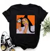 Camiseta de Chica de Pelo Corto Nueva 2025 Verano Manga Corta Ropa de Mujer Camiseta de Manga Corta WISH Dropshipping