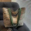Bolsa de Lona Grande para la Escuela y el Viaje Diario, Nueva Bolsa Tote Estilo Étnico 2026 para Mujeres, Bolso de Hombro Versátil para Mujeres