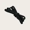 Corda Trançada Redonda de Poliéster Colorido de 5,5 mm com 32 Fios, Camada Única, Não Elástica, para DIY, Cadarços Redondos Ins Tendência Dopamina