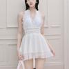 Traje de baño para mujer 2026 Nuevo estilo tipo hada Sexy que realza la figura estilo falda para niña Traje de baño de alta gama tipo vestido de princesa para aguas termales