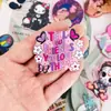 Patch de Acrílico com Animação de Desenho Personalizado Exclusivo Patch de Letra de Animal Princesa Chaveiro Shaker Emblema