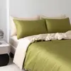 Capa de Edredom Classe A Grau Materno e Infantil 100 Fios Lyocell Tencel para Dormir Nu, Fresca e Luxuosa para o Verão, Capa de Edredom Tencel Lenzing de Cor Sólida