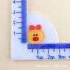 Accesorios de lámina acrílica al por mayor material DIY cuerda para el pelo de niños pasador parche zapato con agujero DIY parche de grafiti